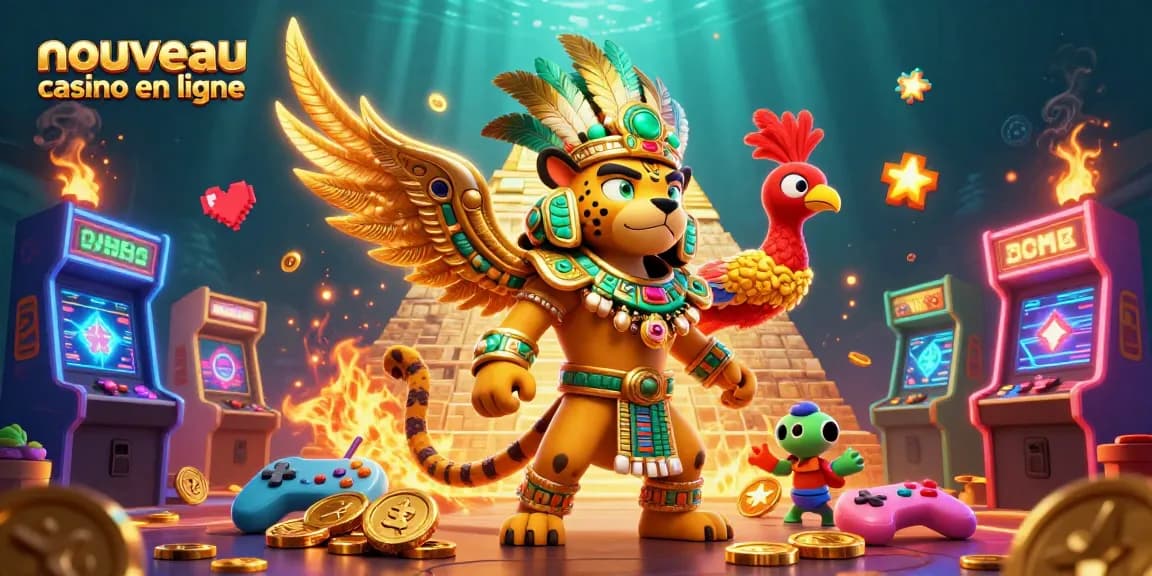 Découvrez l'excitation du nouveau casino en ligne avec des éléments de jeu dynamiques et des personnages captivants.