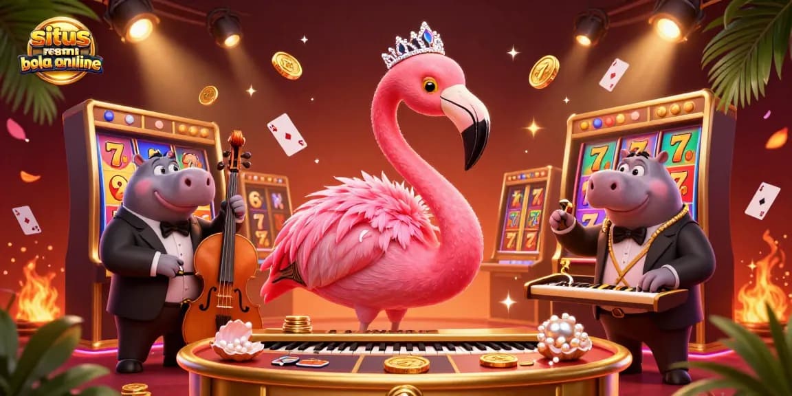 Sit online with the situs resmi bola online, winning lavish jackpots at a colorful casino scene.