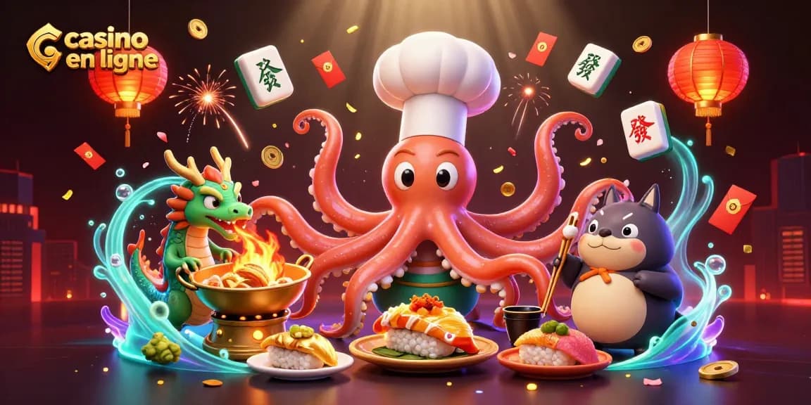 Jouer au casino en ligne en découvrant des plats dorés et des jeux captivants.