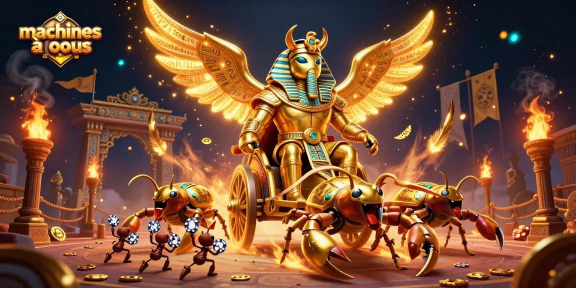 Jouer aux machines à sous en ligne avec des éléments dynamiques et colorés dans un univers de casino fascinant.