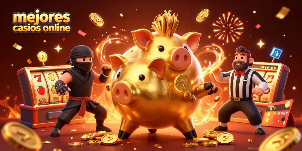 Jugadores en los mejores casinos online disfrutan de una emocionante partida con tiradas de slots y jackpots.