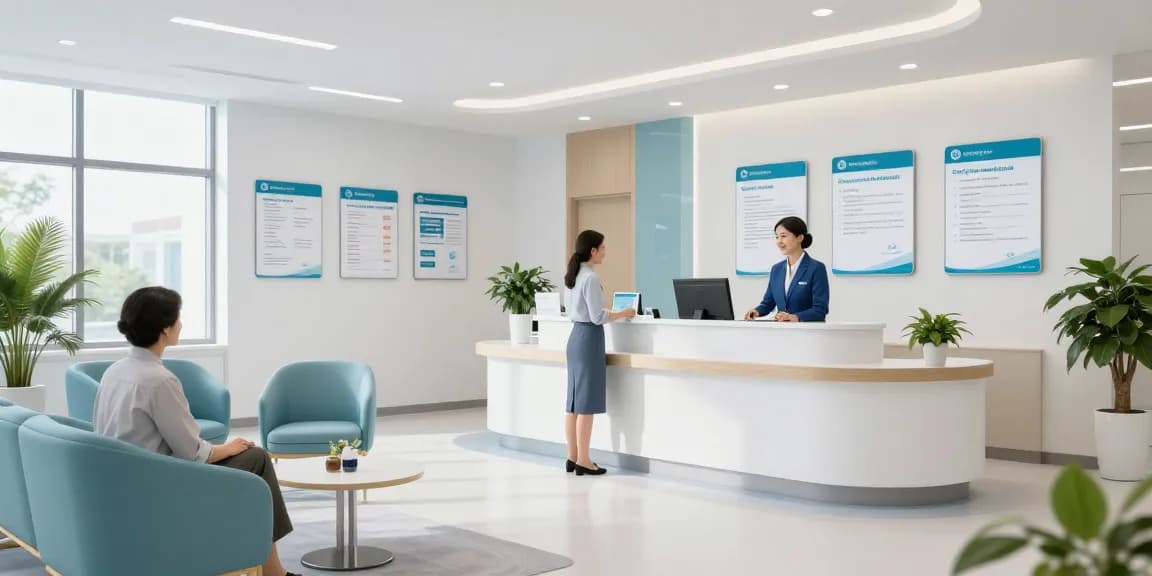 bl555 providing trusted healthcare services in a modern medical clinic.