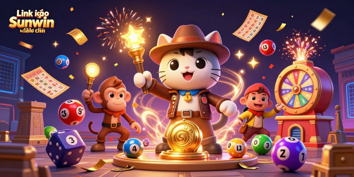 Engage in thrilling gameplay at Link vào Sunwin chính thức with vibrant scenes of casino excitement and colorful elements.