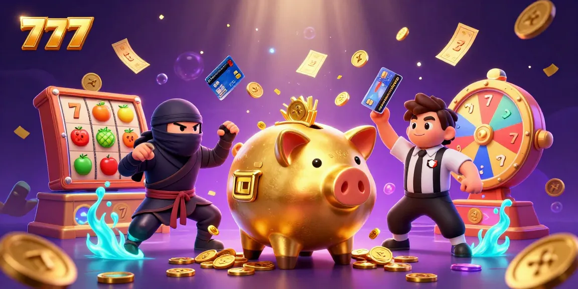 Experience the thrill of 777 jackpot slots featuring golden piggy bank warrior and dynamic game elements.
