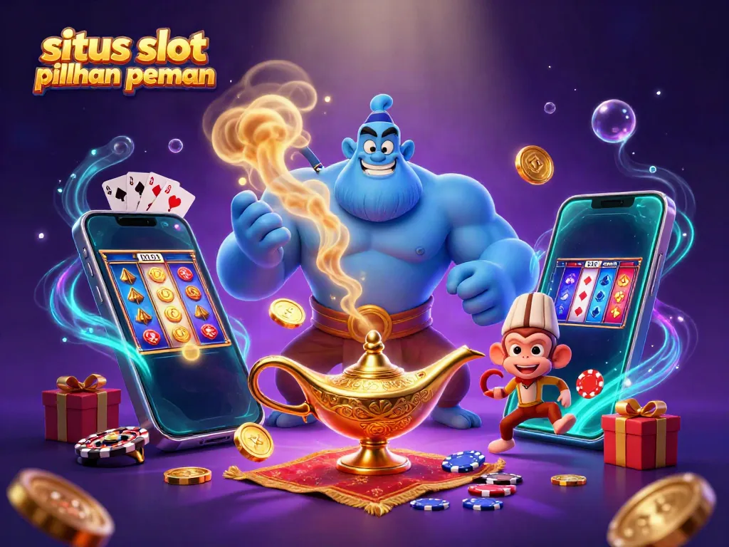 Memperlihatkan situs slot pilihan pemain yang menarik dengan elemen permainan yang dinamis dan karakter 3D.