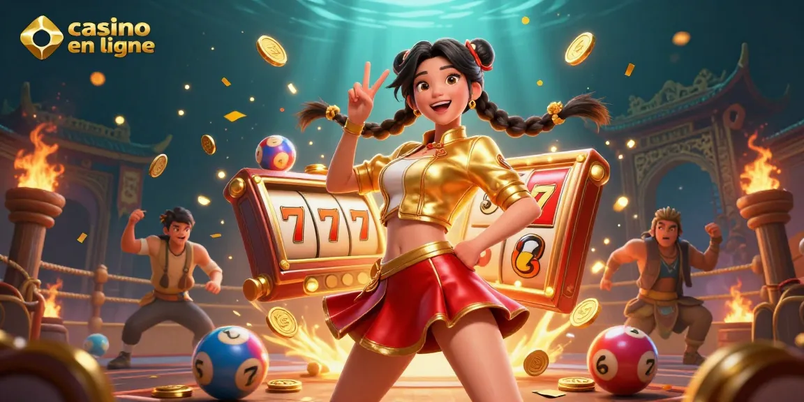 Participez à un gameplay captivant au casino en ligne à travers des graphismes 3D vibrants et des éléments d'action dynamiques.