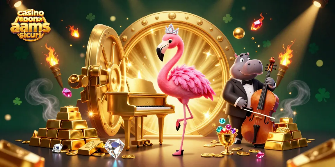 Scopri i migliori casino non AAMS sicuri con divertenti eventi musicali e simboli di ricchezza.