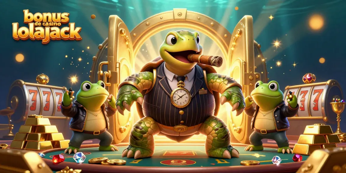 Bonus de casino lolajack : découvrez une scène animée remplie de jeux et de trésors.