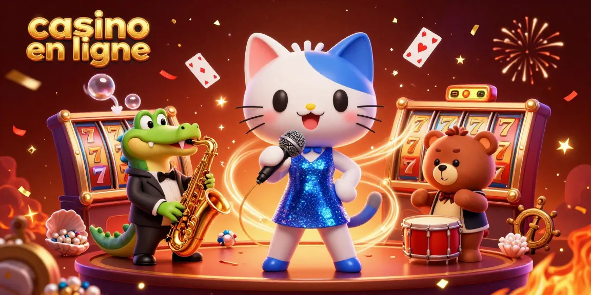 Jouez sur un casino en ligne avec des jeux captivants, machines à sous et ambiance festive.