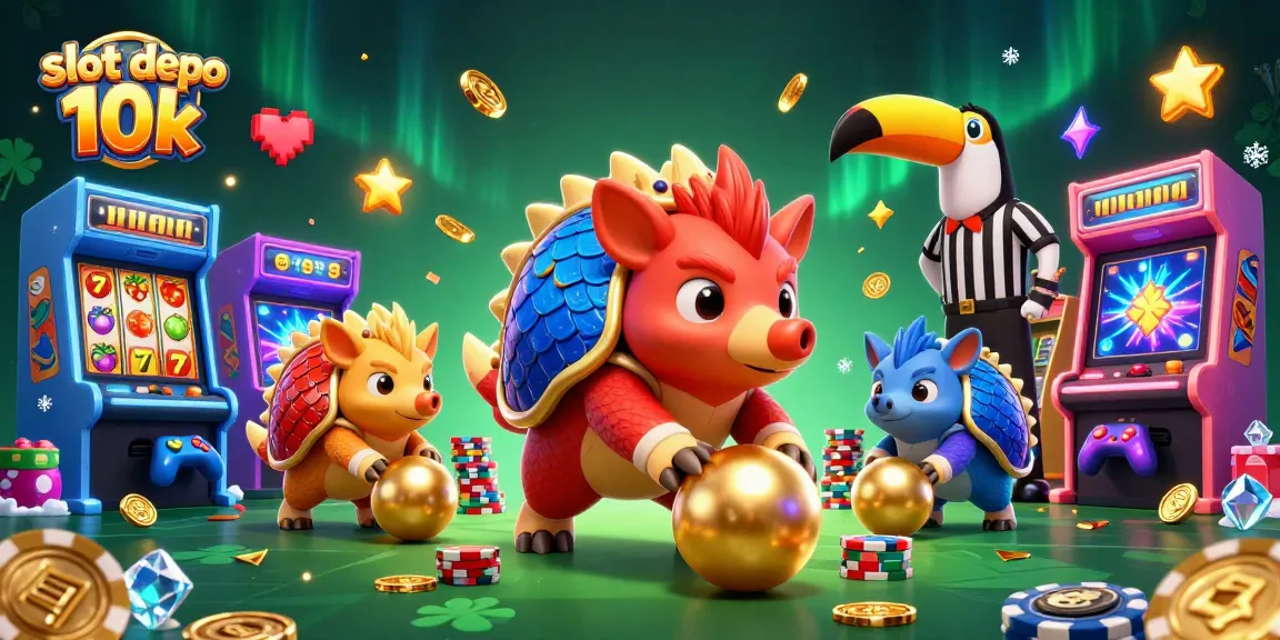 Experience thrilling action in slot depo 10k with vibrant pangolins and sparkling jackpots.