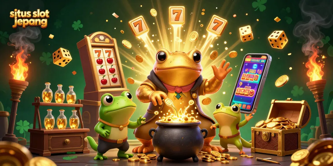 Experience the excitement with situs slot jepang featuring colorful slot games, jackpot celebrations, and engaging characters.