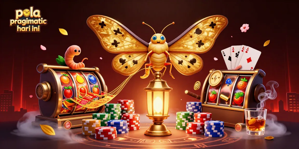 Play and win with pola pragmatic hari ini, featuring a colorful scene with casino elements and characters.